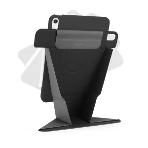 Pipetto sort iPad 10th Gen Origami No6 standercover med udfoldelig origamistøtte til håndfri visning