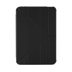 Pipetto iPad mini 6 Origami No1 svart vikbart folioskal med geometriska stödveck