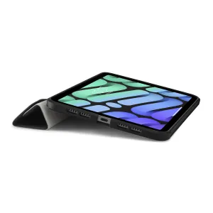 Pipetto iPad mini 6 svart Origami No1 foliofodral med vikbart stativ för handsfree-visning