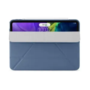 Pipetto iPad Air 10.9 Origami Shield-cover i marineblå med foldbart låg og Apple Pencil-holder