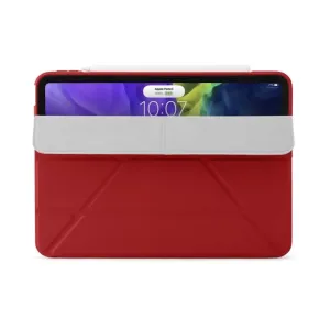 Pipetto Origami Shield iPad Air-cover med foldbart omslag, iPad indeni og Apple Pencil ovenpå
