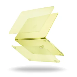 Pipetto genomskinligt hårt skal till MacBook Air, visat med separata övre och undre skalpaneler