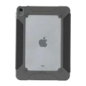 Pipetto rugged folio case for iPad 10th Gen with transparent back panel and reinforced corners