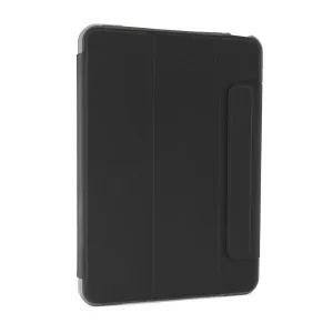 Pipetto Origami No1 Original iPad tablet case in black, shown closed with folio cover and reinforced corners.