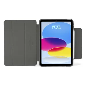 Pipetto rugged folio case for iPad with raised protective bumper and side Apple Pencil holder