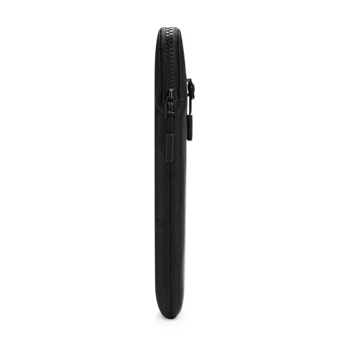 Pipetto 16-Zoll-MacBook-Schutzhülle in Schwarz, schlanke Laptop-Hülle mit Reißverschluss und strukturiertem Stoff