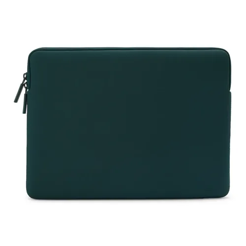Pipetto Classic Fit MacBook sleeve in dark teal with zip closure and rounded edges